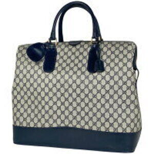 Gucci GG Boston bag Navy Blue canvas
